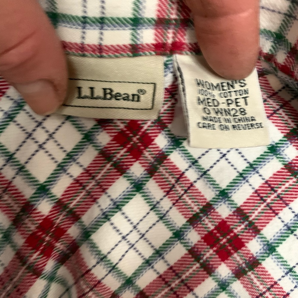 LL bean flannel nightgown